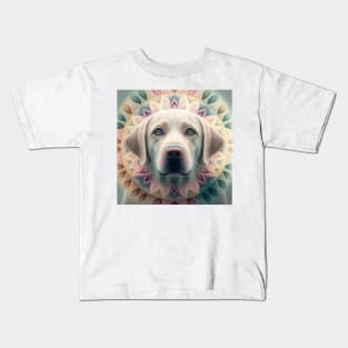 A Fractal Design of A Labrador Retriever Kids T-Shirt